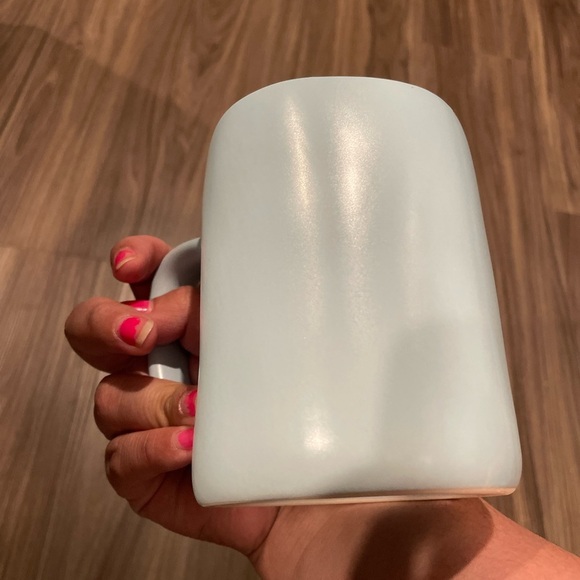 Rae Dunn by Magenta light Blue and Gold Happy Spring Ceramic Mug for Dining - Picture 7 of 11